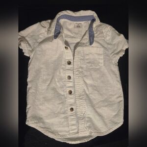 Okie Dokie Boys Short Sleeve Button-Down Shirt Size 2t